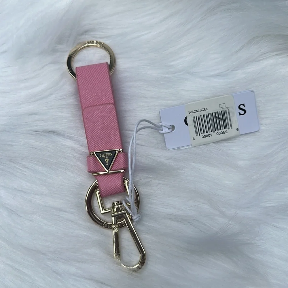 New GUESS Women's Pink Keyring